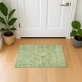 thumbnail image 1 of Addison Rugs Mayfield Premium Machine Washable Transitional Damask Lime Rectangle Rug, 1'8" x 2'6", 1 of 6
