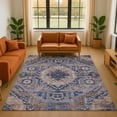thumbnail image 1 of Addison Rugs Mayfield Premium Machine Washable Transitional Diamond Brown Rectangle Rug, 5' x 7'6", 1 of 7