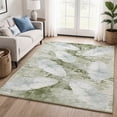 thumbnail image 1 of Addison Rugs Mayfield Premium Machine Washable Transitional Floral Aloe Rectangle Rug, 10' x 14', 1 of 6