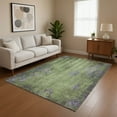 thumbnail image 1 of Addison Rugs Mayfield Premium Machine Washable Transitional Floral Aloe Rectangle Rug, 8' x 10', 1 of 7