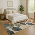 thumbnail image 1 of Addison Rugs Mayfield Premium Machine Washable Transitional Floral Beige Rectangle Rug, 9' x 12', 1 of 7