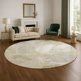 thumbnail image 1 of Addison Rugs Mayfield Premium Machine Washable Transitional Floral Beige Round Rug, 8' x 8', 1 of 6