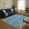 thumbnail image 1 of Addison Rugs Mayfield Premium Machine Washable Transitional Floral Blue Rectangle Rug, 2'6" x 3'10", 1 of 7