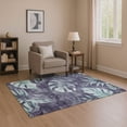 thumbnail image 1 of Addison Rugs Mayfield Premium Machine Washable Transitional Floral Blue Rectangle Rug, 8' x 10', 1 of 7