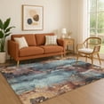 thumbnail image 1 of Addison Rugs Mayfield Premium Machine Washable Transitional Floral Blue Rectangle Rug, 8' x 10', 1 of 7