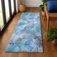 thumbnail image 1 of Addison Rugs Mayfield Premium Machine Washable Transitional Floral Blue Runner Rug, 2'3" x 7'6", 1 of 6