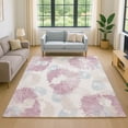 thumbnail image 1 of Addison Rugs Mayfield Premium Machine Washable Transitional Floral Blush Rectangle Rug, 9' x 12', 1 of 6