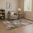 thumbnail image 1 of Addison Rugs Mayfield Premium Machine Washable Transitional Floral Brown Rectangle Rug, 10' x 14', 1 of 7