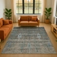 thumbnail image 1 of Addison Rugs Mayfield Premium Machine Washable Transitional Floral Brown Rectangle Rug, 8' x 10', 1 of 7