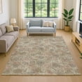 thumbnail image 1 of Addison Rugs Mayfield Premium Machine Washable Transitional Floral Brown Rectangle Rug, 9' x 12', 1 of 6