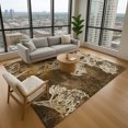 thumbnail image 1 of Addison Rugs Mayfield Premium Machine Washable Transitional Floral Chocolate Rectangle Rug, 8' x 10', 1 of 6