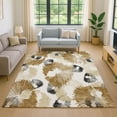 thumbnail image 1 of Addison Rugs Mayfield Premium Machine Washable Transitional Floral Chocolate Rectangle Rug, 8' x 10', 1 of 6
