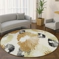 thumbnail image 1 of Addison Rugs Mayfield Premium Machine Washable Transitional Floral Copper Round Rug, 8' x 8', 1 of 6