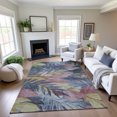 thumbnail image 1 of Addison Rugs Mayfield Premium Machine Washable Transitional Floral Denim Rectangle Rug, 3' x 5', 1 of 6