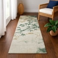 thumbnail image 1 of Addison Rugs Mayfield Premium Machine Washable Transitional Floral Emerald Runner Rug, 2'3" x 7'6", 1 of 6
