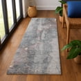 thumbnail image 1 of Addison Rugs Mayfield Premium Machine Washable Transitional Floral Gray Runner Rug, 2'3" x 7'6", 1 of 6