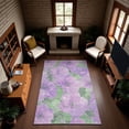 thumbnail image 1 of Addison Rugs Mayfield Premium Machine Washable Transitional Floral Lavender Rectangle Rug, 3' x 5', 1 of 6