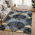 thumbnail image 1 of Addison Rugs Mayfield Premium Machine Washable Transitional Floral Navy Rectangle Rug, 10' x 14', 1 of 6