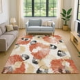 thumbnail image 1 of Addison Rugs Mayfield Premium Machine Washable Transitional Floral Paprika Rectangle Rug, 8' x 10', 1 of 6