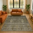 thumbnail image 1 of Addison Rugs Mayfield Premium Machine Washable Transitional Floral Pewter Rectangle Rug, 3' x 5', 1 of 7