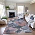 thumbnail image 1 of Addison Rugs Mayfield Premium Machine Washable Transitional Floral Pewter Rectangle Rug, 5' x 7'6", 1 of 6