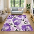 thumbnail image 1 of Addison Rugs Mayfield Premium Machine Washable Transitional Floral Purple Rectangle Rug, 10' x 14', 1 of 6