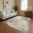 thumbnail image 1 of Addison Rugs Mayfield Premium Machine Washable Transitional Floral Putty Rectangle Rug, 10' x 14', 1 of 7