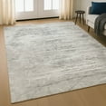thumbnail image 1 of Addison Rugs Mayfield Premium Machine Washable Transitional Floral Silver Rectangle Rug, 10' x 14', 1 of 6