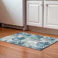 thumbnail image 1 of Addison Rugs Mayfield Premium Machine Washable Transitional Floral Teal Rectangle Rug, 1'8" x 2'6", 1 of 6