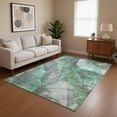 thumbnail image 1 of Addison Rugs Mayfield Premium Machine Washable Transitional Floral Teal Rectangle Rug, 3' x 5', 1 of 7