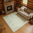 thumbnail image 1 of Addison Rugs Mayfield Premium Machine Washable Transitional Geometric Aloe Rectangle Rug, 2'6" x 3'10", 1 of 7