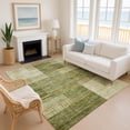 thumbnail image 1 of Addison Rugs Mayfield Premium Machine Washable Transitional Geometric Aloe Rectangle Rug, 9' x 12', 1 of 6