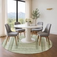 thumbnail image 1 of Addison Rugs Mayfield Premium Machine Washable Transitional Geometric Aloe Round Rug, 8' x 8', 1 of 6