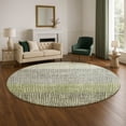 thumbnail image 1 of Addison Rugs Mayfield Premium Machine Washable Transitional Geometric Aloe Round Rug, 8' x 8', 1 of 6