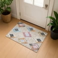 thumbnail image 1 of Addison Rugs Mayfield Premium Machine Washable Transitional Geometric Beige Rectangle Rug, 1'8" x 2'6", 1 of 6