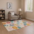 thumbnail image 1 of Addison Rugs Mayfield Premium Machine Washable Transitional Geometric Beige Rectangle Rug, 2'6" x 3'10", 1 of 7