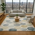 thumbnail image 1 of Addison Rugs Mayfield Premium Machine Washable Transitional Geometric Beige Rectangle Rug, 2'6" x 3'10", 1 of 5