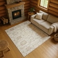 thumbnail image 1 of Addison Rugs Mayfield Premium Machine Washable Transitional Geometric Beige Rectangle Rug, 5' x 7'6", 1 of 7