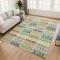 thumbnail image 1 of Addison Rugs Mayfield Premium Machine Washable Transitional Geometric Beige Rectangle Rug, 8' x 10', 1 of 6
