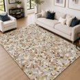thumbnail image 1 of Addison Rugs Mayfield Premium Machine Washable Transitional Geometric Beige Rectangle Rug, 8' x 10', 1 of 9