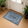 thumbnail image 1 of Addison Rugs Mayfield Premium Machine Washable Transitional Geometric Blue Rectangle Rug, 1'8" x 2'6", 1 of 6