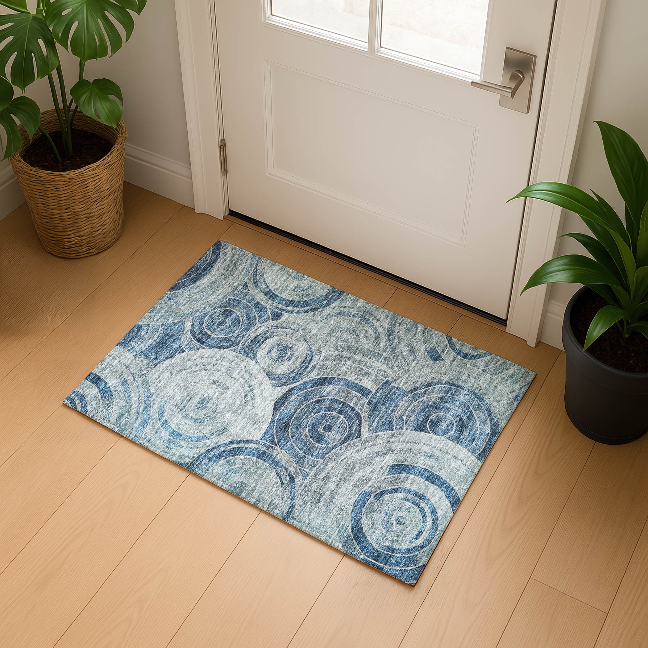 Addison Rugs Mayfield Premium Machine Washable Transitional Geometric ...