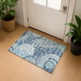 thumbnail image 1 of Addison Rugs Mayfield Premium Machine Washable Transitional Geometric Blue Rectangle Rug, 1'8" x 2'6", 1 of 6