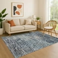thumbnail image 1 of Addison Rugs Mayfield Premium Machine Washable Transitional Geometric Blue Rectangle Rug, 2'6" x 3'10", 1 of 7