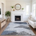 thumbnail image 1 of Addison Rugs Mayfield Premium Machine Washable Transitional Geometric Blue Rectangle Rug, 2'6" x 3'10", 1 of 7