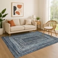 thumbnail image 1 of Addison Rugs Mayfield Premium Machine Washable Transitional Geometric Blue Rectangle Rug, 2'6" x 3'10", 1 of 7