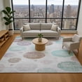 thumbnail image 1 of Addison Rugs Mayfield Premium Machine Washable Transitional Geometric Blue Rectangle Rug, 2'6" x 3'10", 1 of 6