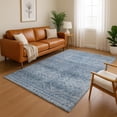 thumbnail image 1 of Addison Rugs Mayfield Premium Machine Washable Transitional Geometric Blue Rectangle Rug, 3' x 5', 1 of 6