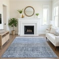 thumbnail image 1 of Addison Rugs Mayfield Premium Machine Washable Transitional Geometric Blue Rectangle Rug, 3' x 5', 1 of 7