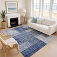 thumbnail image 1 of Addison Rugs Mayfield Premium Machine Washable Transitional Geometric Blue Rectangle Rug, 8' x 10', 1 of 6